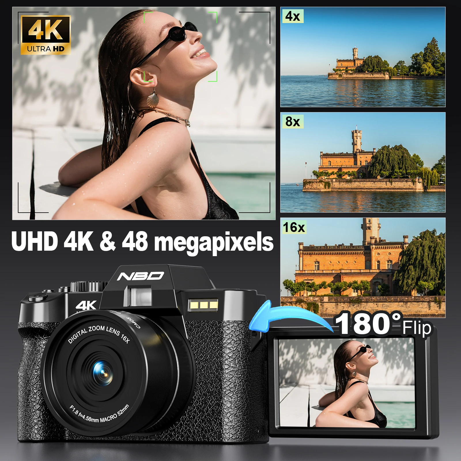 NBD Compact Digital Camera 4K - đánh giá và giá Photography Nature Images