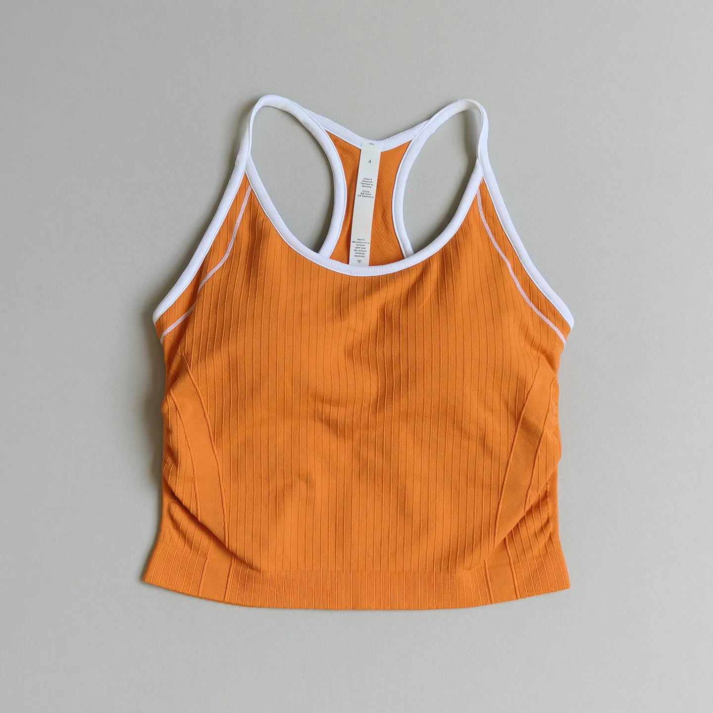 Women's Push-Up Shock-Proof Sports Bra Yoga Vest with Chest Pads for Breast-Reduction Gym Running Pilates Training Fitness