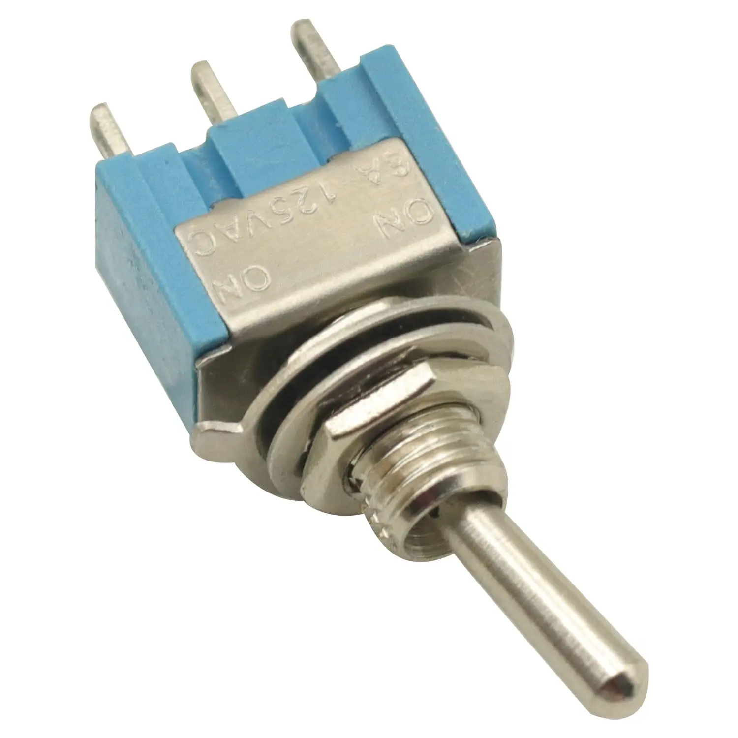 10pcs Mini Spdt Toggle Switch,Spdt Switch Mini MTS-102 3-Pin SPDT ON-ON 6A 125VAC Toggle Switches