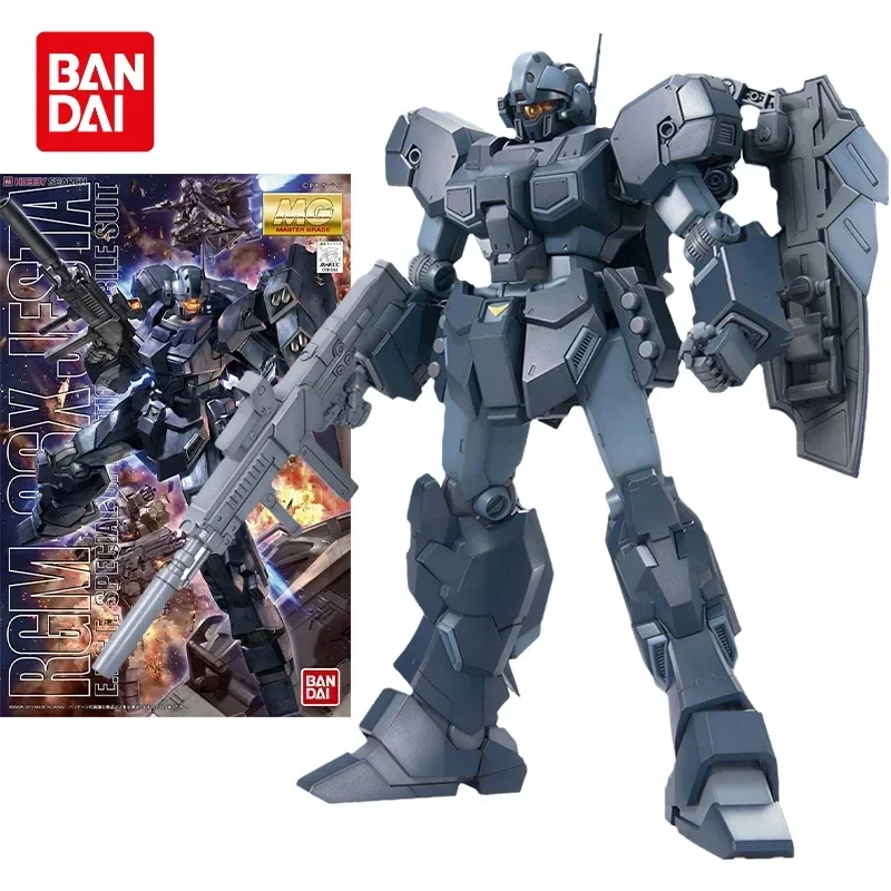 W magazynie Bandai oryginalne Anime GUNDAM MG 1/100 RGM-96X Jesta montaż Anime Model postaci zabawki kolekcja ozdoby prezenty