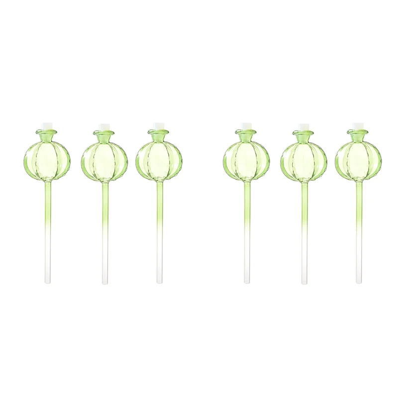 

A03F-Plant Watering Globes ,6Pcs Blown Plant Watering Devices, Self Watering Globes Watering Globes For Indoor Plants Cactus