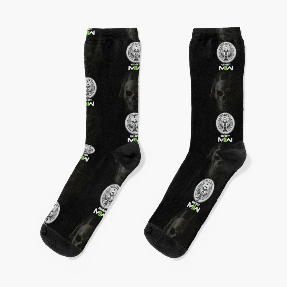 

COD MW2 Ghost Socks aesthetic man Wholesale Argentina Women Socks Men's