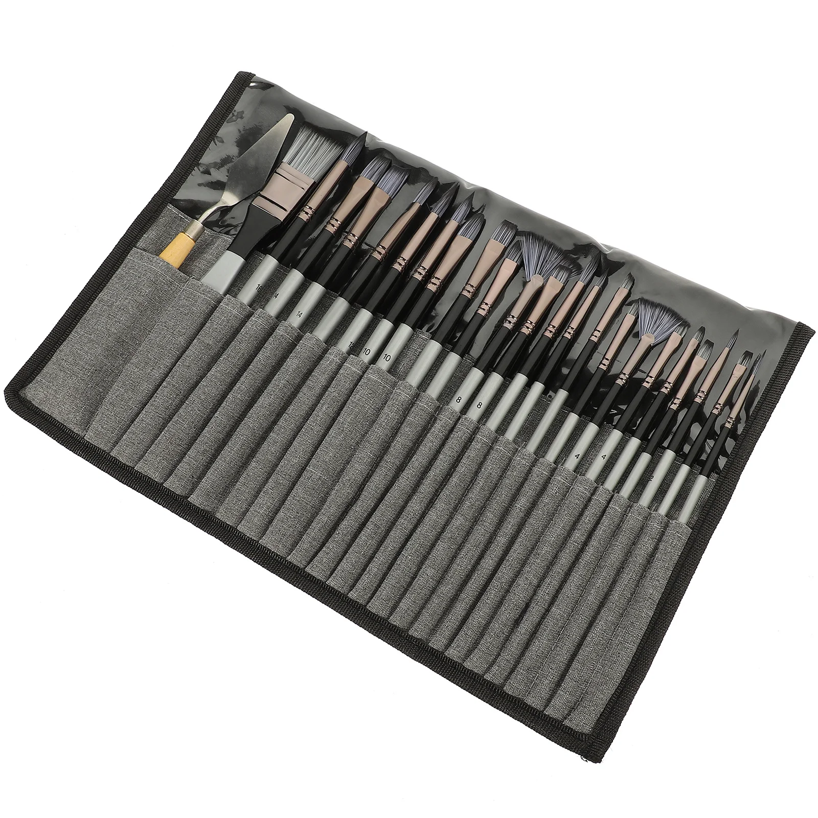 

Brush Set Watercolor Paint Brushes Detail Artists for Oil Painting Nylon Fine Student Kit