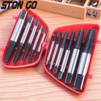 Broken Screw Extractor Set 5pcs 6pcs Carbon Steel Drill Bit Tools Double Side Screw Remover Center Bits