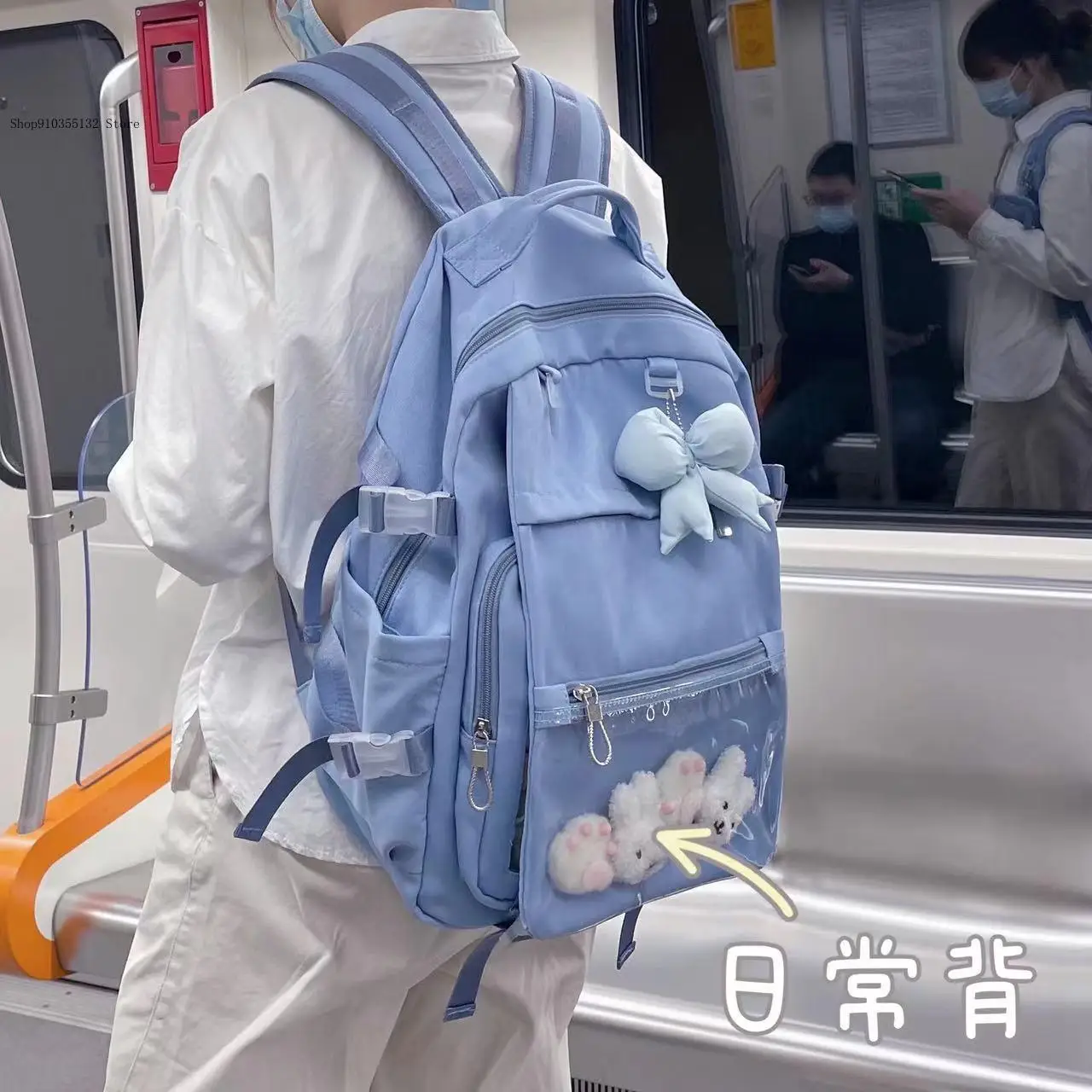 Autumn Itabag Simple Commuter Tpu School Computer Travel Large Capacity Daily Dual Use Backpack Bag Woman - view 4