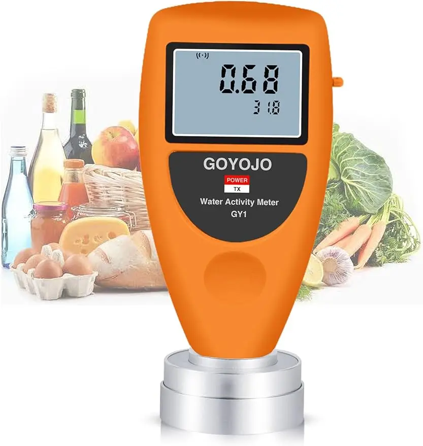 Water Activity Meter Smart Food Water Activity Tester for Jerky Dried Fruit Grain Vegetable Water Activity Analyzer