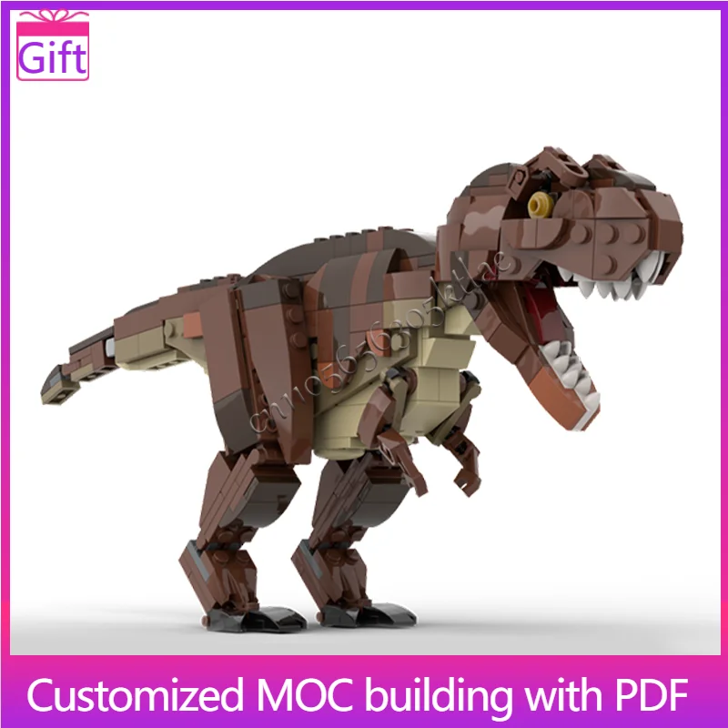 

365 шт. MOC креативный крутой тираннозавр модульные строительные блоки модель образовательная DIY сборная игрушка для детей Рождественский подарок