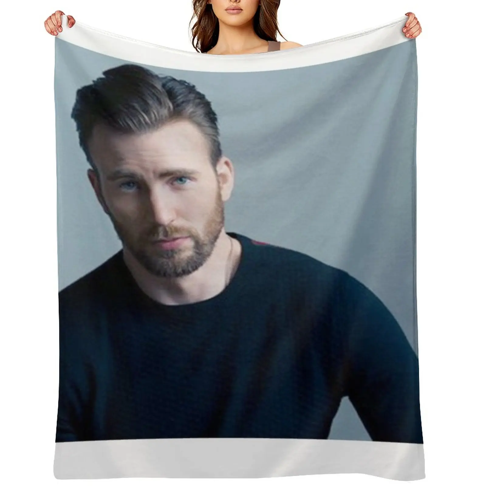 

chris evan Throw Blanket Soft Plaid Decorative Sofas Bed linens Luxury Brand Blankets