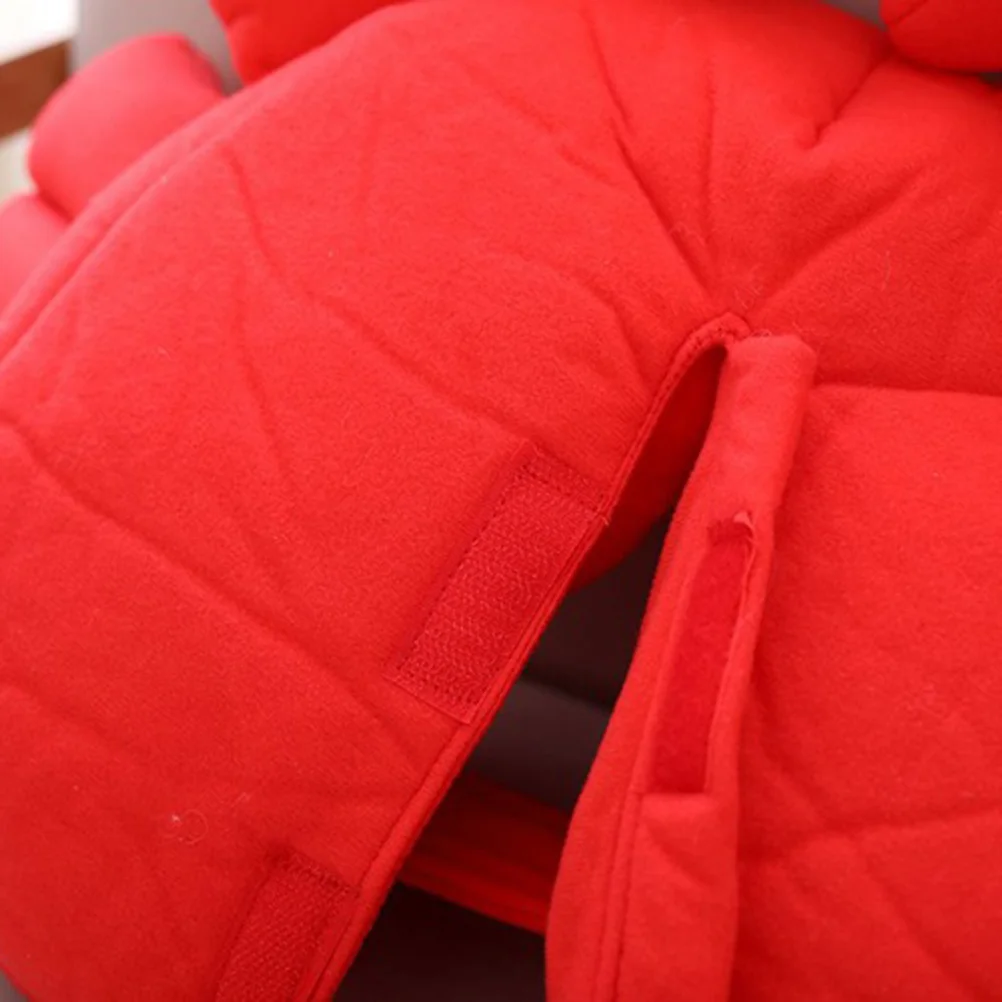 

Adjustable Red Crab Headwear Cartoon Cosplay Hat Warm Comfortable Halloween Costume Party Photo Props for Adults