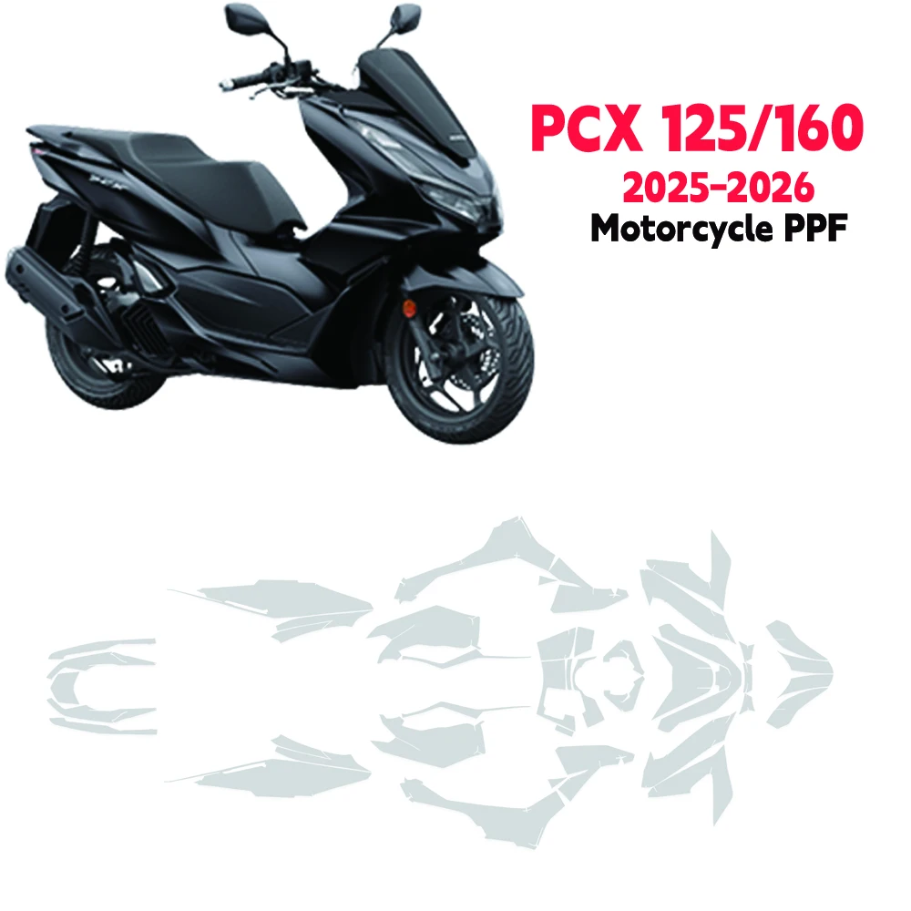 For HONDA PCX 160/PXC 125 TPU Motorcycle Paint Protection Film Anti-scratch 2025-2026 Transparent Protective Sticker