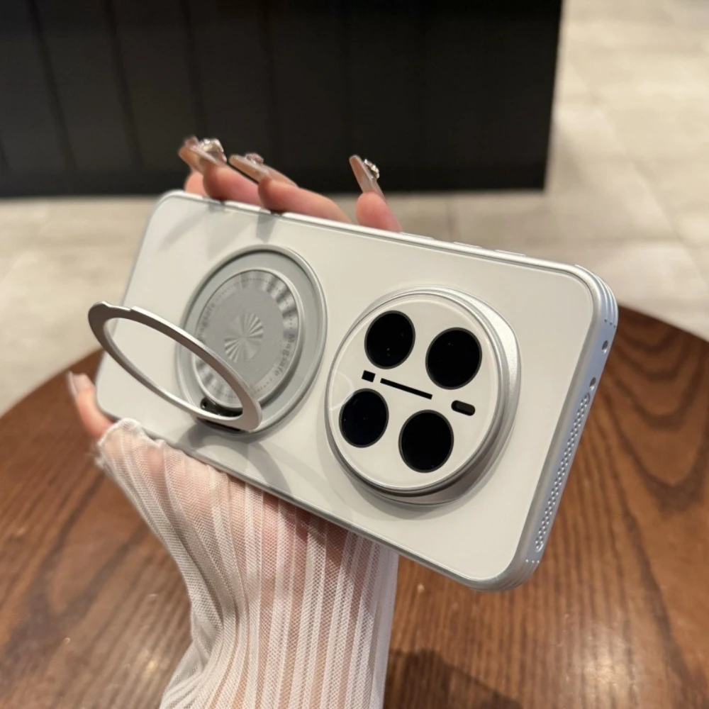 

For Huawei Honor Magic 8 7 Pro 8Pro Magsafe Magnetic Rotatable Holder Phone Case, Shockproof All-inclusive Protective Cover