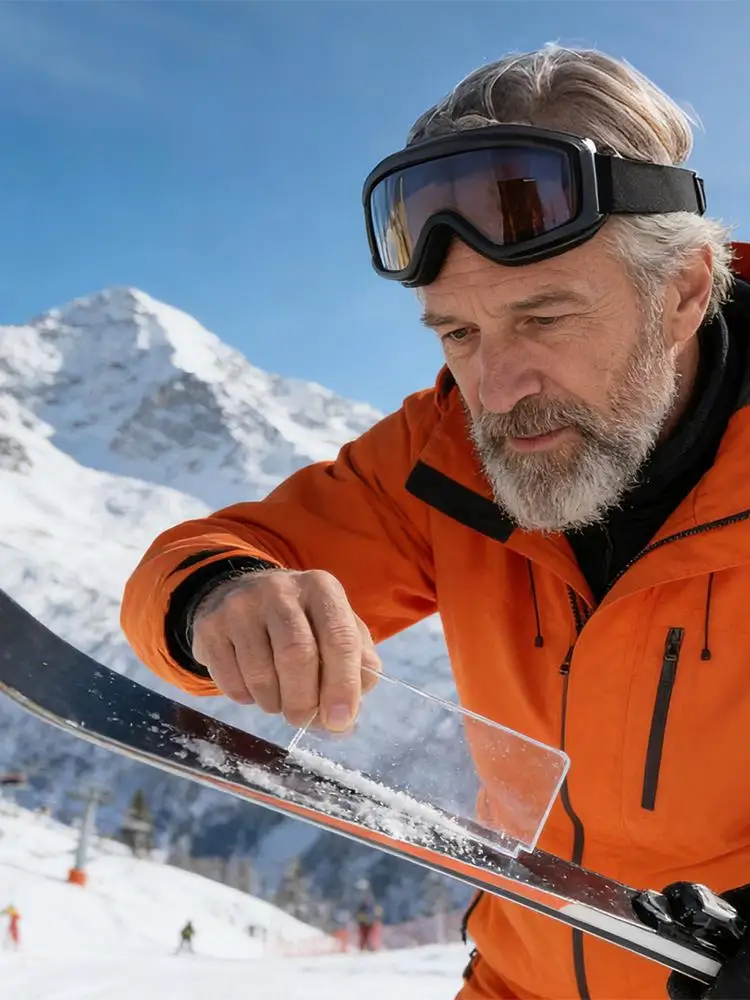 

Snowboard Wax Scraper High Toughness Ski Accessory Tool Single Ski Board Double Ski Board Winter skiing accessories wax scraper