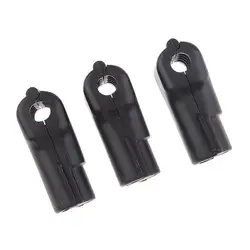 100Pcs Hook Stop Lock Safety Lockout Padlock Anti-Theft Lock Black 4mm/5mm/6mm