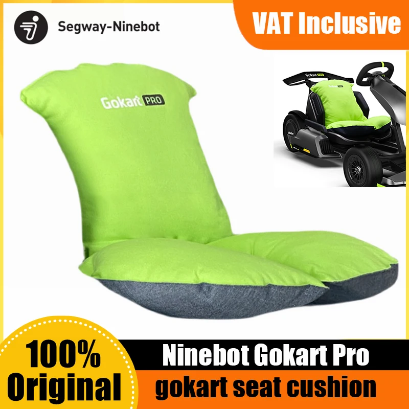 Gokart  Seat Cushion for Ninebot Segway GoKart Pro Seat Pad Comfortable Backrest Soft Pillow Waist Liner Parts Accessories