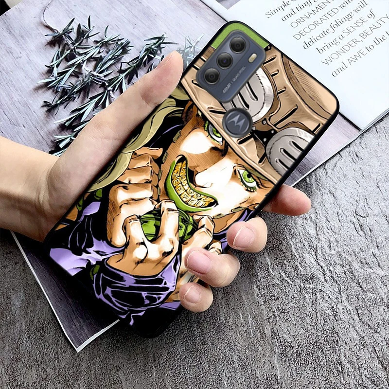 

Phone Case For Moto G85 G55 G05 G14 G75 G31 G50 G10 G20 G30 G60 G13 G32 G84 G54 G53 G72 G24 Power Jojo gyro zeppeli Anime