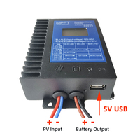 MPPT Solar Boost Charge Controller 380W 10A 48V 60V72V Solar Controller Lead Acid/lithium Battery Car Solar Battery Charger