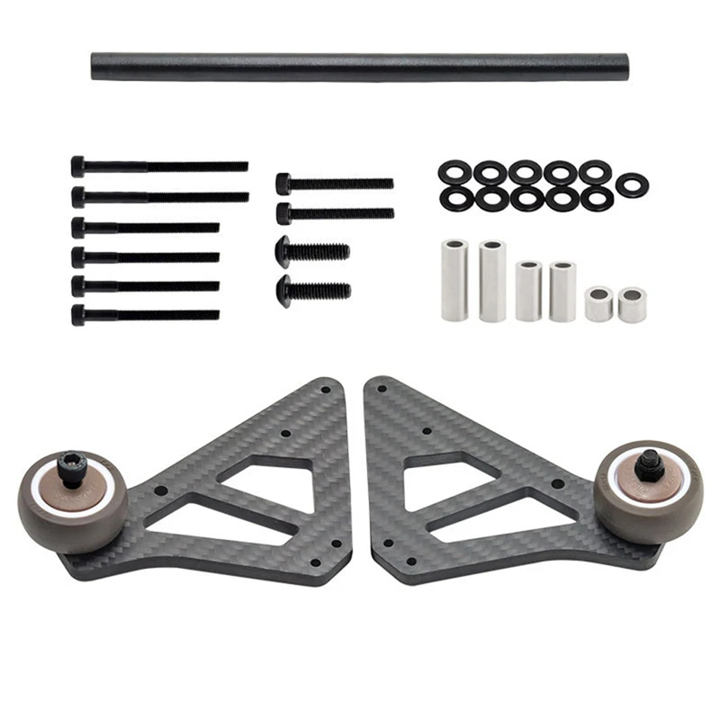 Carbon Fiber Wheelie Bar Kit For Arrma 1/7 Mojave V2 EXB RC Car Upgrade Parts Accessories