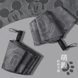 Cartoon Mickey Mouse High-looking Automatic Sunshade Umbrella for Both Rain and Shine Sun Protection and UV Protection