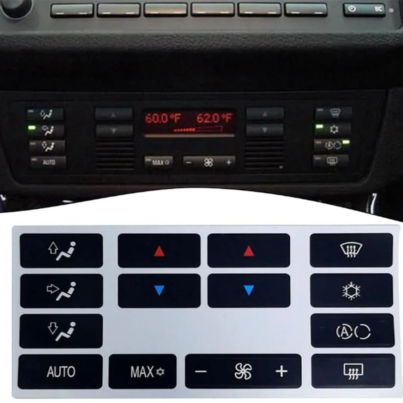 

Подходит для BMW 5-й серии E39 E53 525i 528i 530i 540i M5 X5, панель управления кондиционером, кнопка переключения, ремонтный комплект для салона.