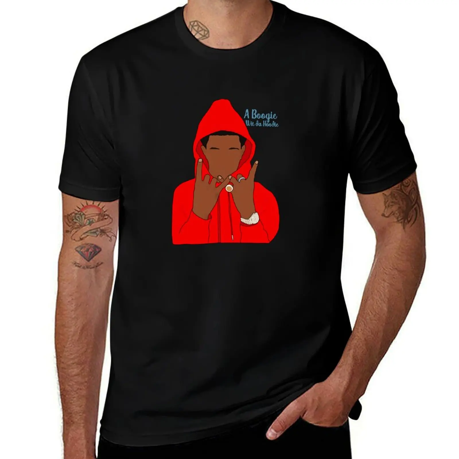 

A Boogie Wit da Hoodie T-Shirt All Match Basic Short Sleeve Top