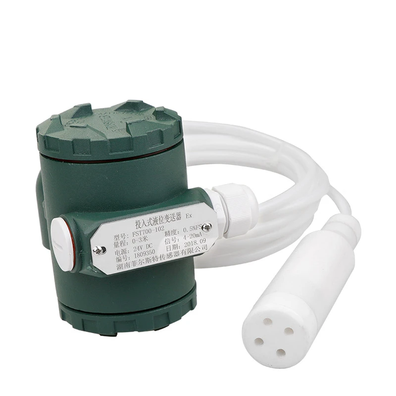 Firstrate FST700-102 IP68 Input Type Transmitter Anti-corrosive Liquid Level Sensor Depth Of Sea Water Level Sensor