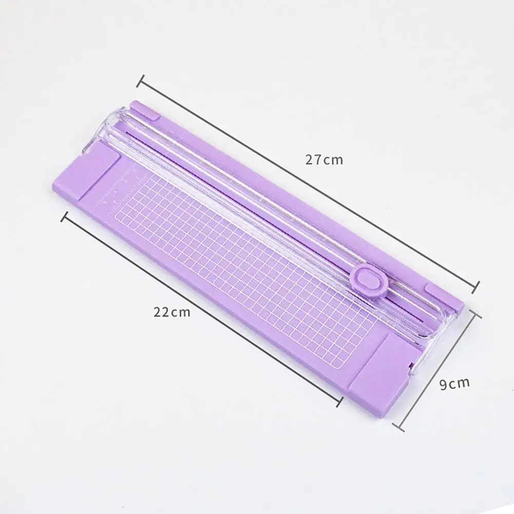 Paper Trimmer With Precise Graduation Portable Accurate A4 Two-way Cutting Scrapbook Trimmer Easy Blade Replacement
