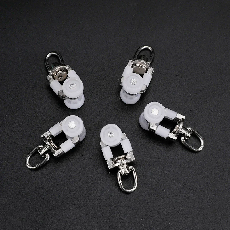 Window Curtain Track Pulleys Rail Accessories for Drapery Slide System Curtain Rail Runners