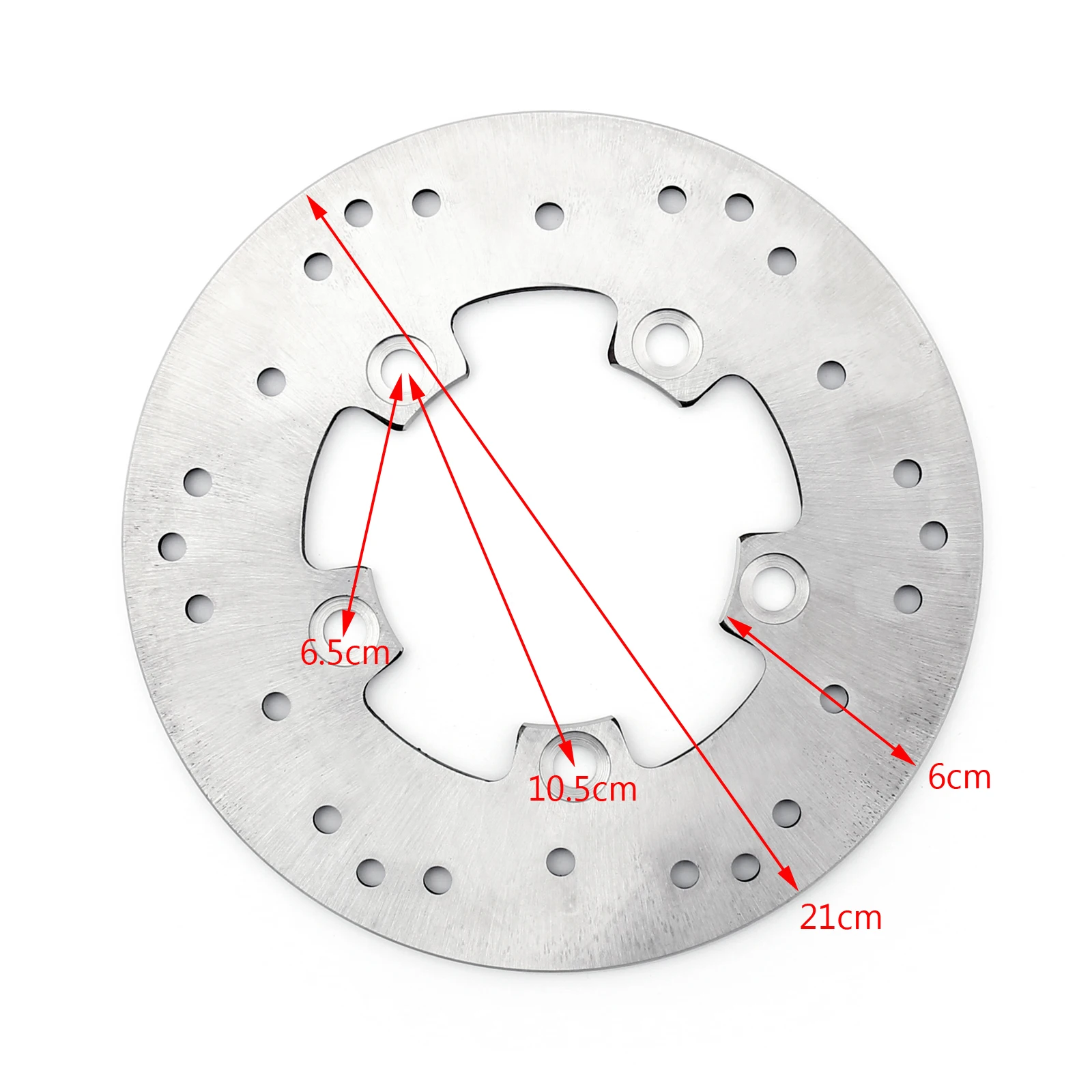 Topteng Rear Brake Rotor Disc Fit for Suzuki AN250 AN400 Burgman / Skywave 2007-2010 2011 2012 2013 2014 AN 250 400