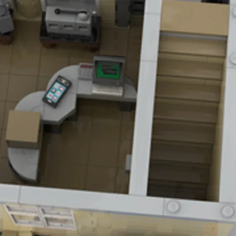 シティストリートビュー Moc ビルディングブロックモジュラーストア電子機器モデルテクノロジーレンガ DIY 組立玩具ホリデーギフト