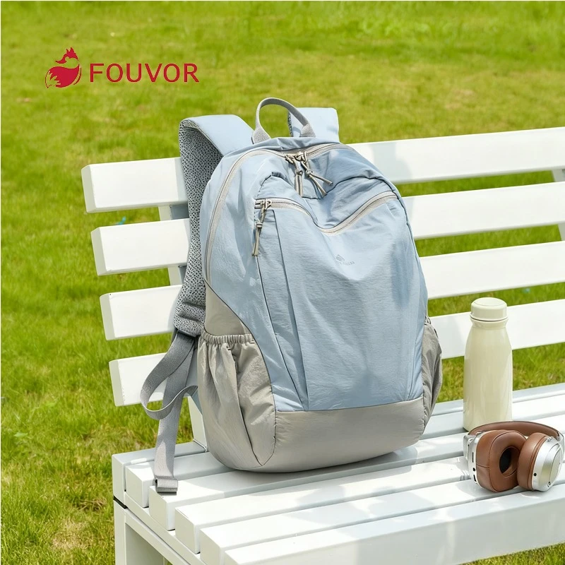 Fouvor mochila feminina para caminhada, leve, grande capacidade, mochila para viagem ao ar livre, escola acadêmica, bolsa para laptop 3068-09