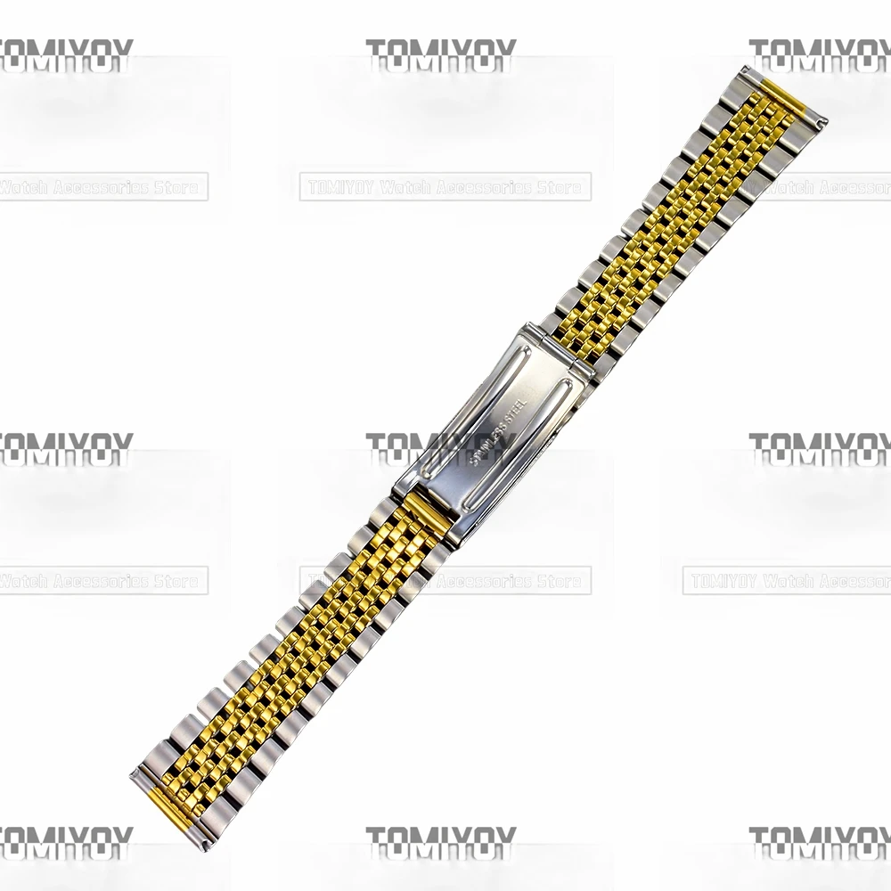 pulsera-de-acero-inoxidable-con-cuentas-de-arroz-correa-de-reloj-2-tonos-oro-extremo-plano-18mm-19mm-20mm-apto-para-reloj-de-pulsera-omg-skx