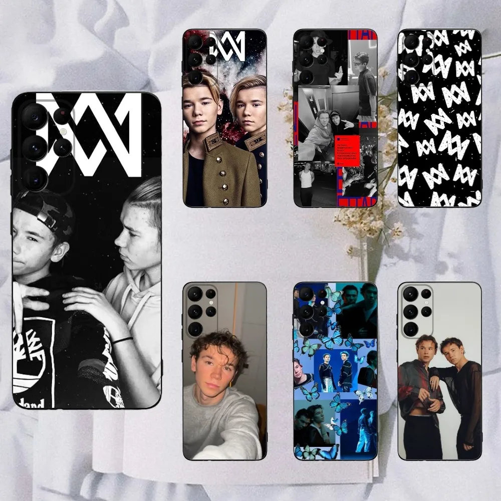 

Marcus and Martinus Phone Case For Samsung Galaxy A20,A21s,A22,A31,A32,A52,A53,A72,73,A80,A91 Soft Black Cover