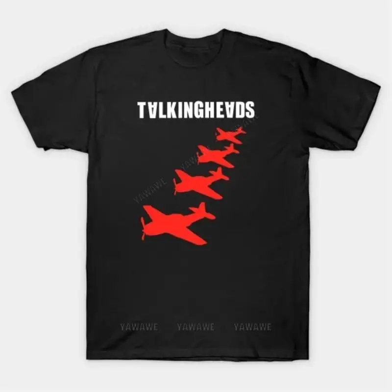 

Men Cotton Tshirt summer short sleeve black tee tops Talking Heads T Shirt male casual t-shirt o-neck tee shirt
