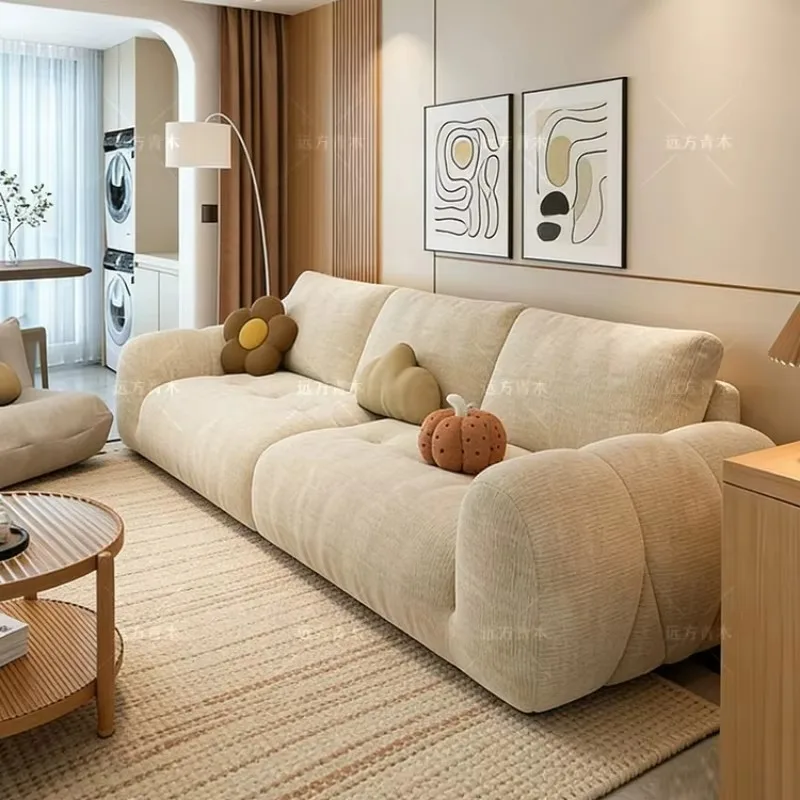 Memory Foam Beige Sectional Sofa 3 Seater Recliner Italian Bedroom Living Room Sofas Lounge Luxury Bank Woonkamer Home Furniture