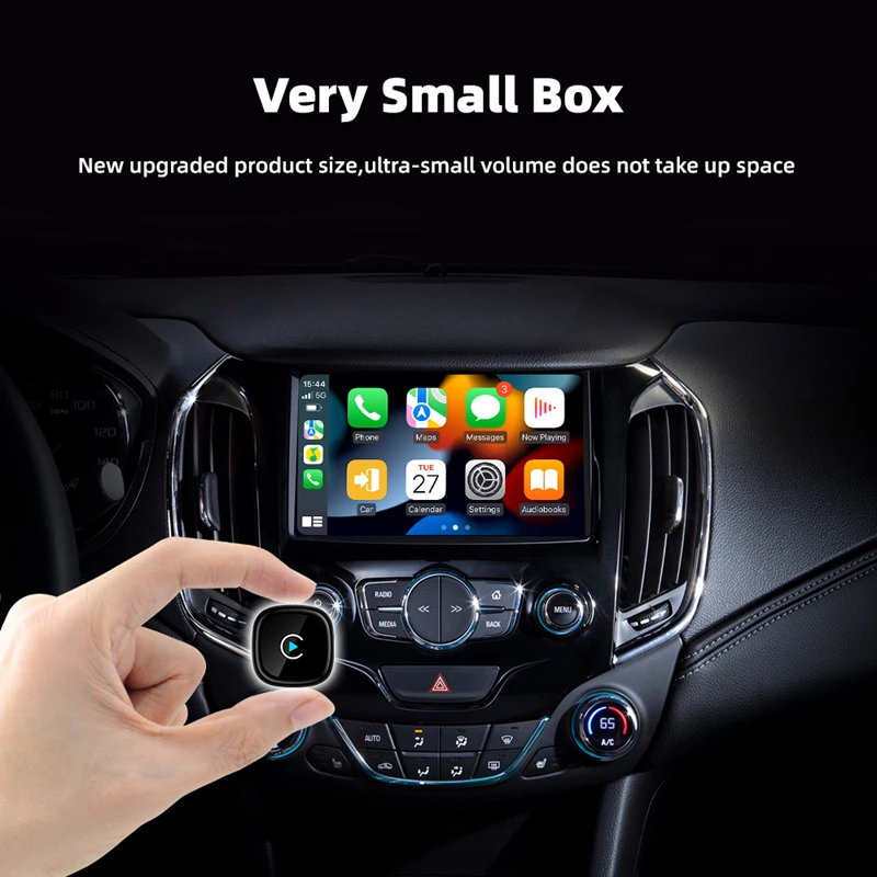 

2IN1 Mini Ultra Беспроводной адаптер Беспроводной CarPlay Android Auto для OEM Автомобильный Plug and Play WiFi Bluetooth Автоматическое подключение 2026