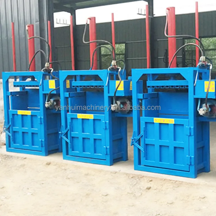 New Vertical semi-automatic hydraulic packer /Waste paper baler of garbage station /Waste cloth waste compressor