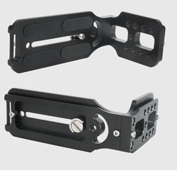 Universal L Shape Bracket Quick Release L Plate with 1/4 Screw Swiss Vertical Video Compatible for Nikon Canon Sony Fuji