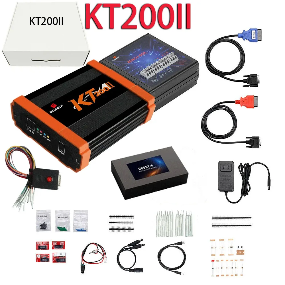 ECUHELP KT200II KT200 Gen2 Full Version Programmer with Offline Workstation KT200 V2 for Car Truck Motorbike Tractor Boat