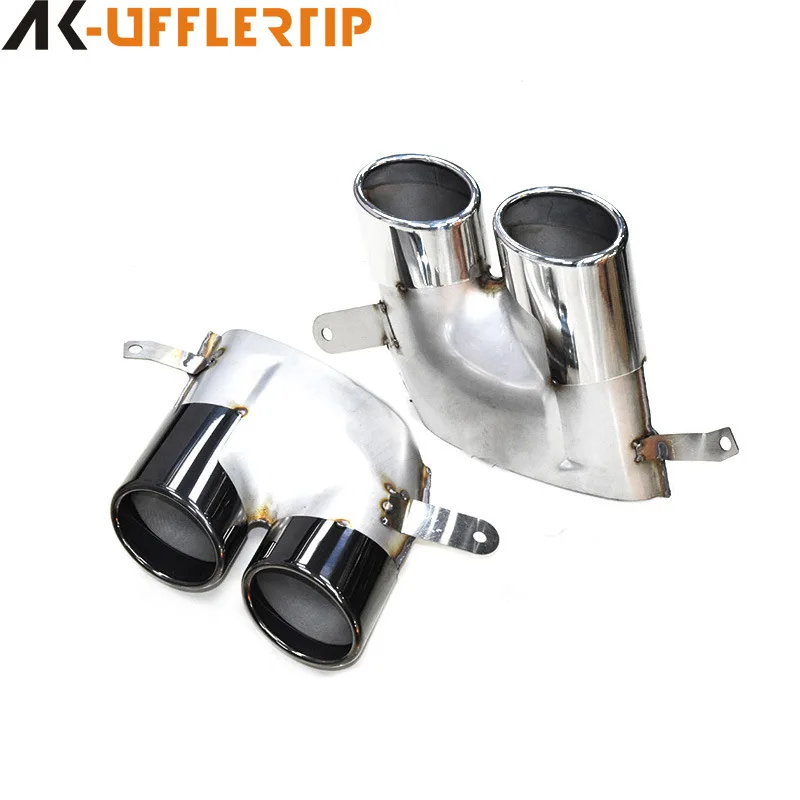 

Suitable for 161718 Audi A6A7L tail nozzle modified exhaust pipe S6S7 sports four stainless steel tail throat