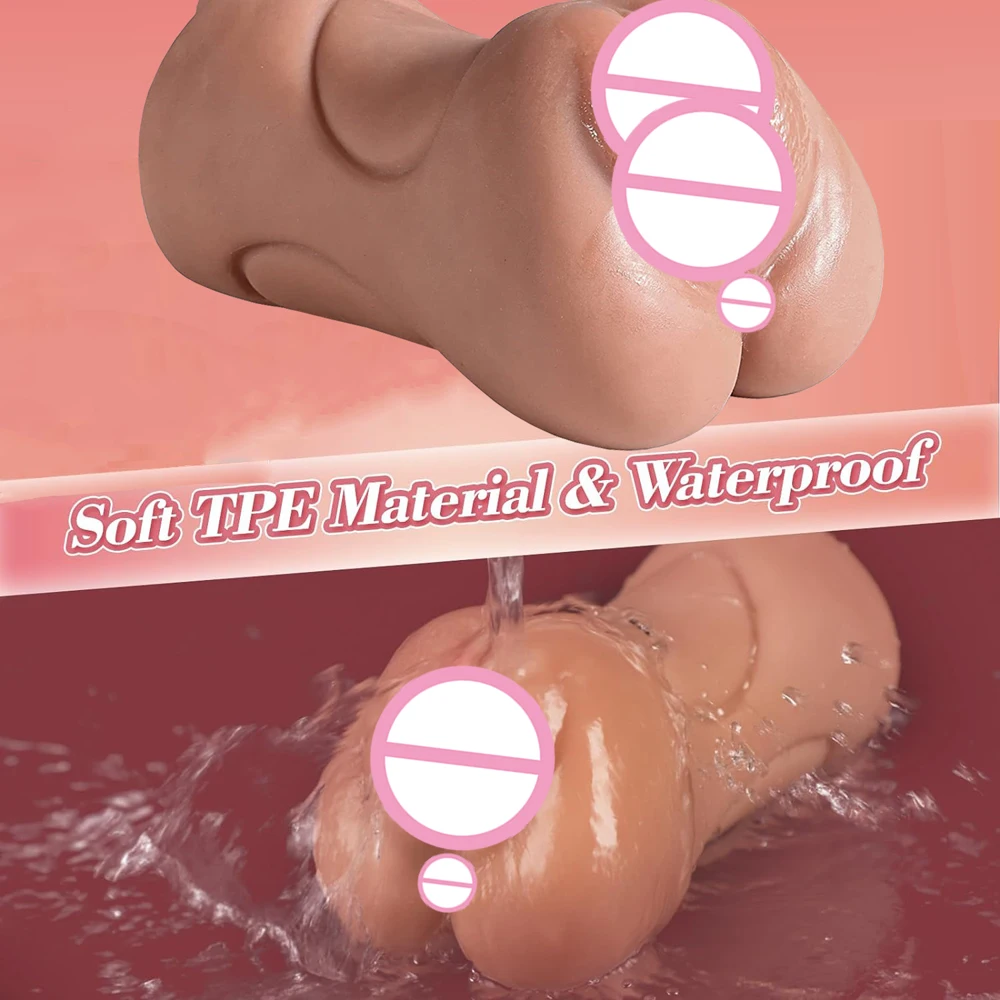 3 في 1 الموزه اختراق الرجال الجنس لعب الاصطناعي المهبل الشرج الفم جيب Pusssy الكبار اللسان أدوات الاستمناء الذكور #3