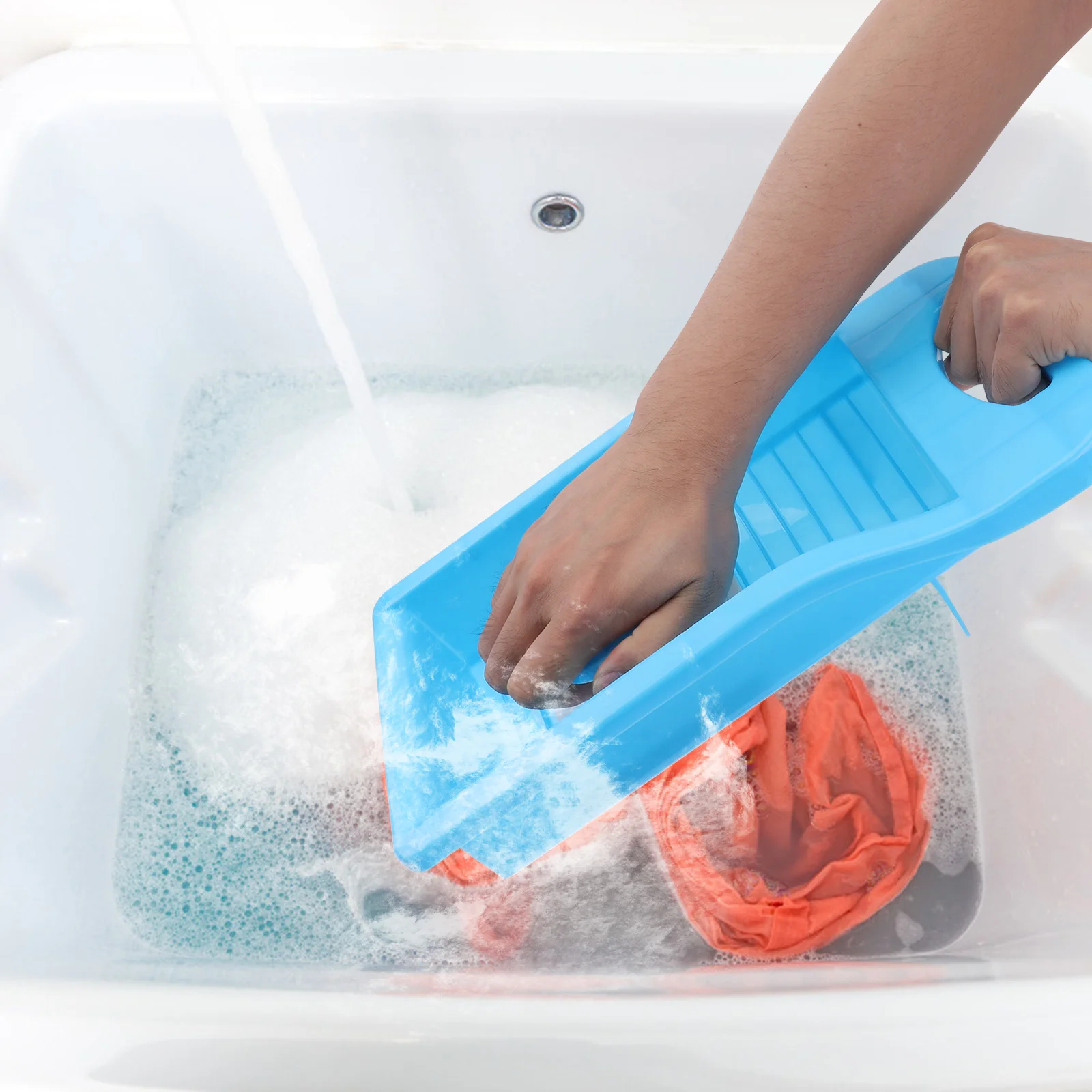 

1Pcs Laundry Washboard Made of High-Quality PP Material Compact Lightweight Design for Hand-Washed Socks Underwear Personal