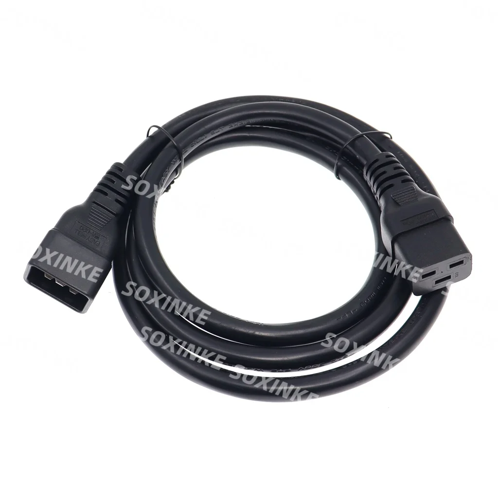 IEC320 C19 to C20 Power Cable Cord for Server/PDU 16A Heavy-Duty Computer Power Cord 1.8m,3m,5m