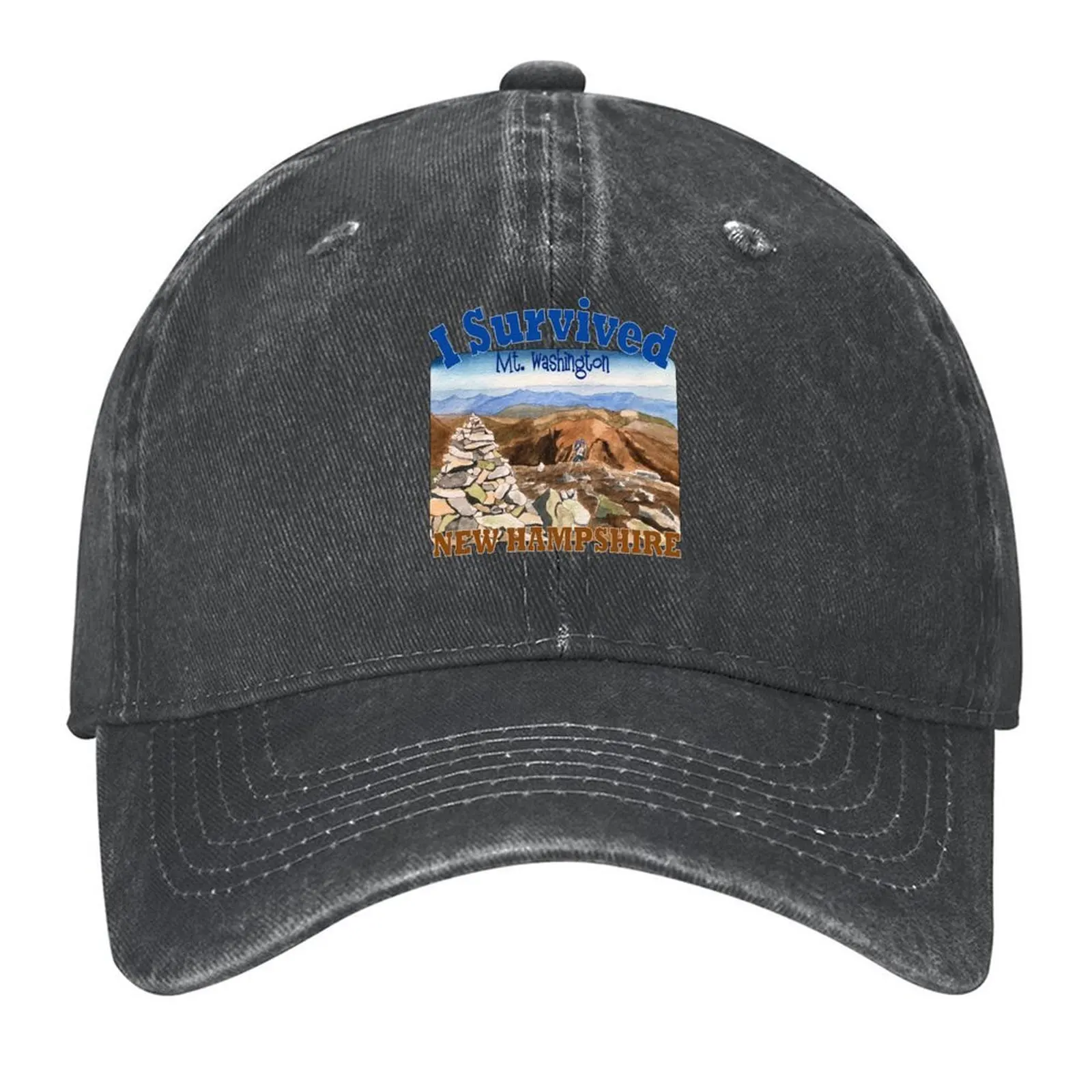 

I Survived Mt. Washington, New Hampshire Baseball Cap Dropshipping Vintage Wild Ball Hat party Hat Women Beach Fashion Men's