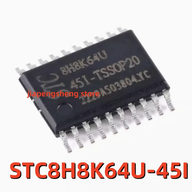 1PCS original authentic STC8H8K64U-45I-TSSOP20 1T 8051 microprocessor chip