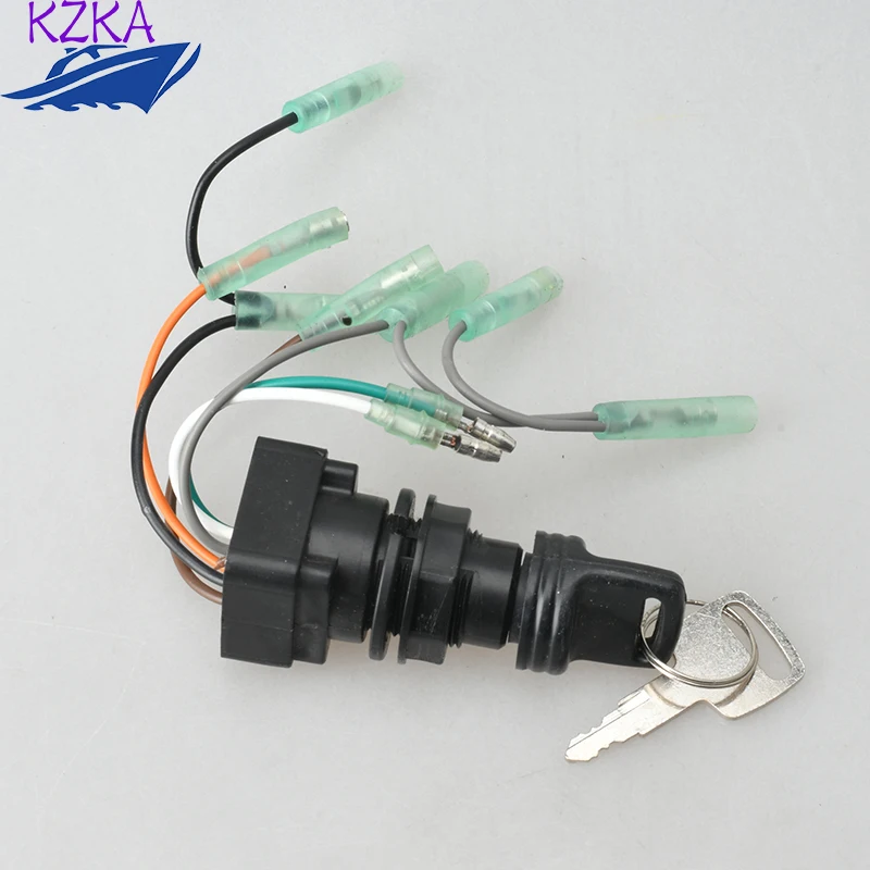 37110-92E01 Ignition Key Switch Assembly For Suzuki Outboard Engine DT25-DT225 37110-99E00 Boat Motor Parts Replaces
