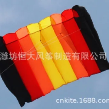 Weifang kite single line soft eight holes parachute parachute pocket kite boneless frame easy to carry good flying kids gift
