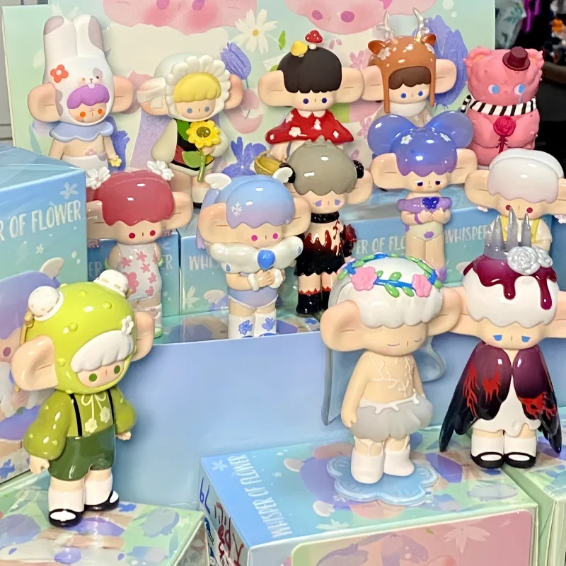 

Island Whisper Of Flower Series Blind Box Toys Caja Misteriosa Kawaii Anime Action Figures Doll Desktop Ornaments Surprise Gifts