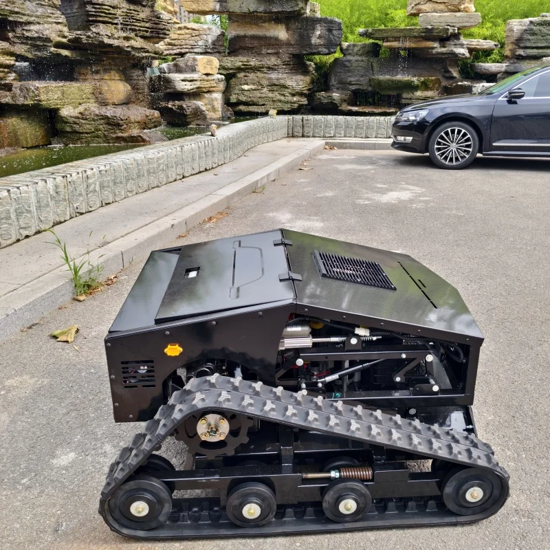 

Customized CE EPA Approved All Terrain Grass Cutting Machine Agriculture Rubber Tracks Remote Control Robot Lawn Mower