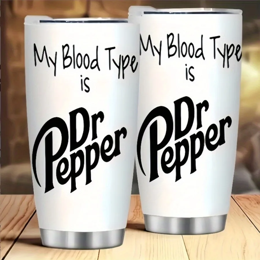 Taza de café aislada de acero inoxidable de 20 onzas: adecuada para bebidas frías y calientes, fácil de limpiar, un regalo perfecto