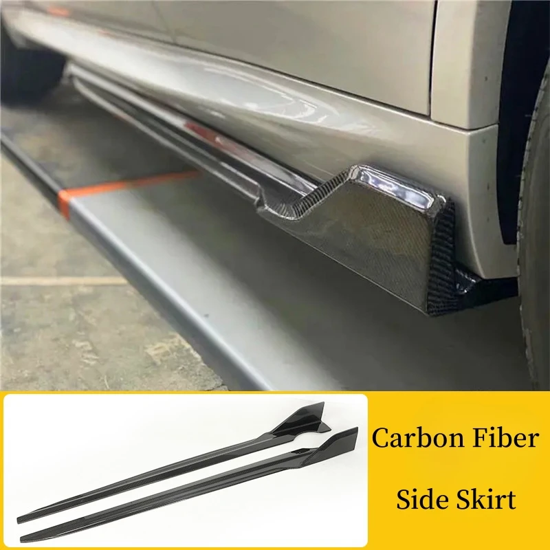 

For BMW X5 G05 2023 2024 2025 Real Carbon Fiber Side Skirt Body Kit Lip Diffuser Spoiler Refits Splitter Modification